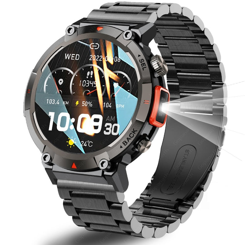 SmartWatch S100T IP67 e Lanterna Embutida™