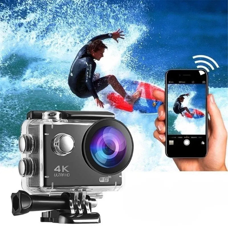 Câmera Full HD e 4K com Wifi