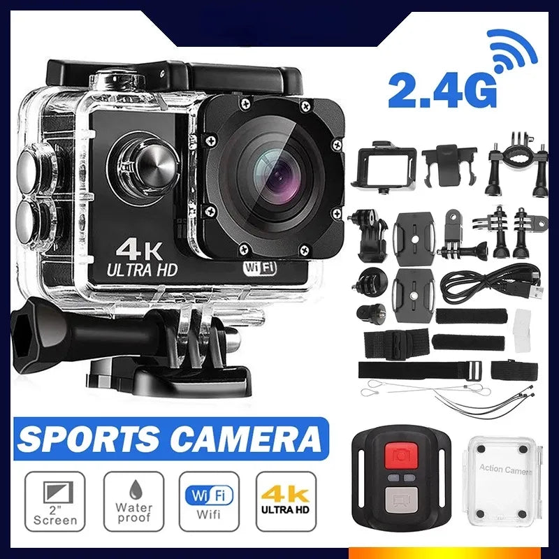 Câmera Full HD e 4K com Wifi