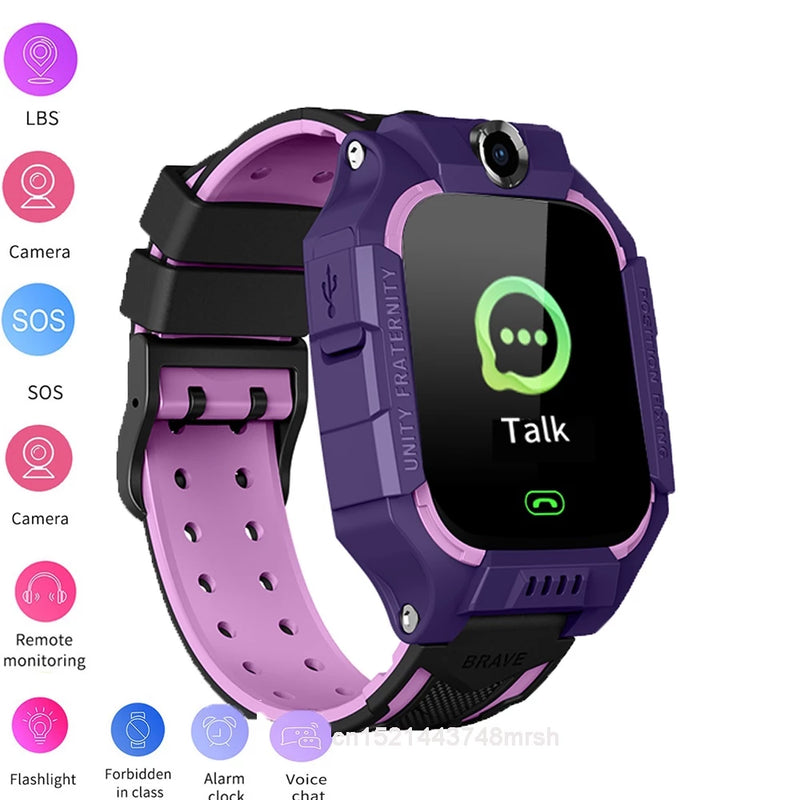 Relogio Smartwatch Q19 infantil Com Camera e GPS