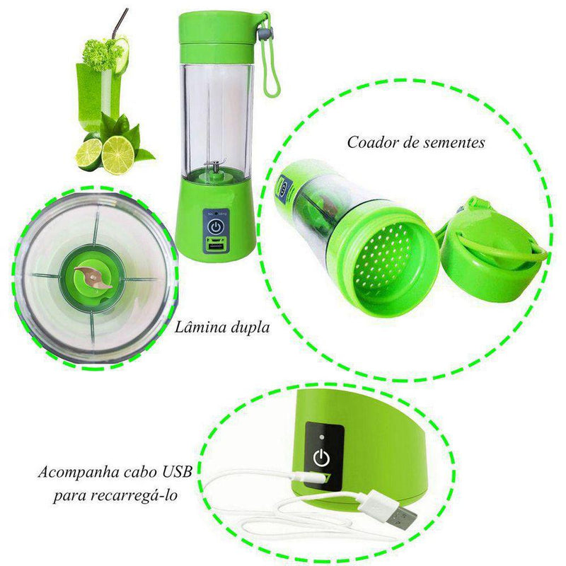 Mini Liquidificador Portátil Usb
