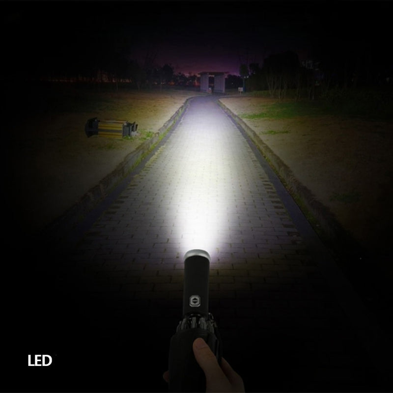 GUARDA CHUVA TOTALMENTE AUTOMATICO COM LED
