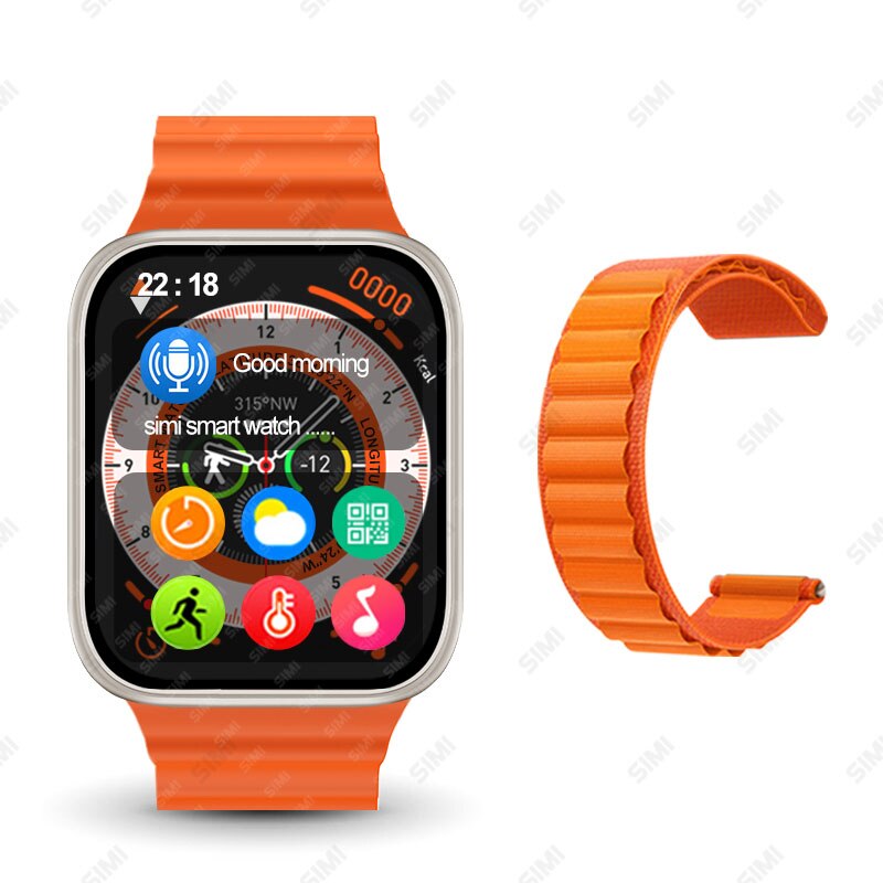 Smartwatch GS Ultra 9 Max 2023 , Chat GPT, Tela Amoled, Bússula, NFC, Android e IOS.