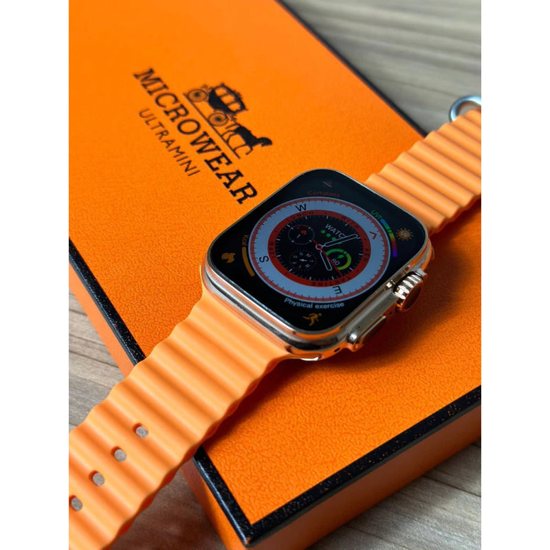 W69 Mini /Ultra 9 Mini Smart Watch Max  1.9 Tela Grande IP68 45mm GPS Track Homens Esporte Original IWO Smartwatch