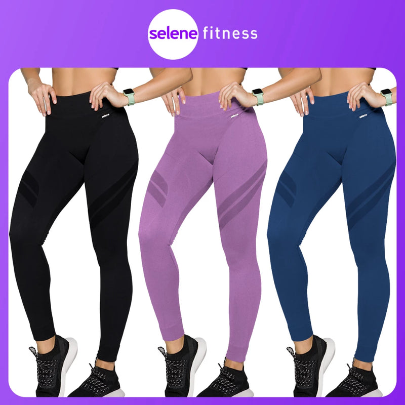 Calça Legging Selene Sem Costura Academia