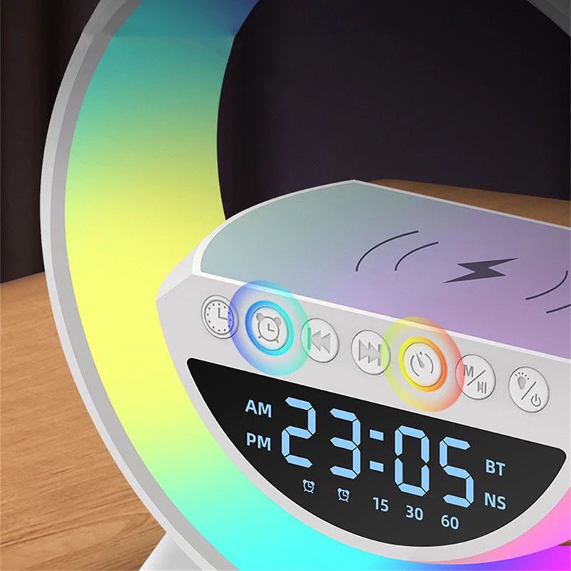 Luminária G-Speaker Bluetooth com Carregador sem Fio