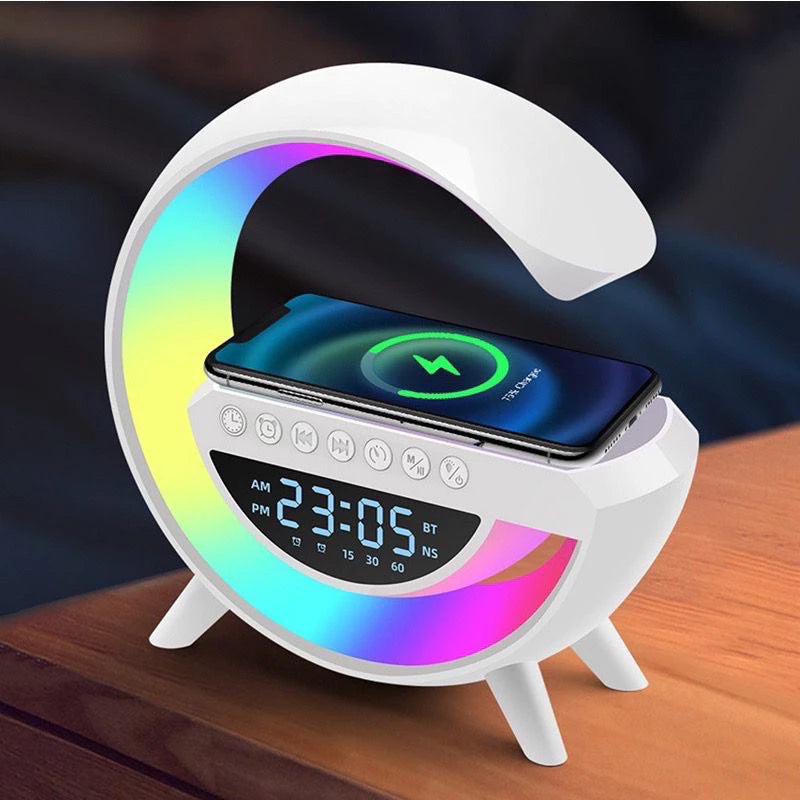 Luminária G-Speaker Bluetooth com Carregador sem Fio