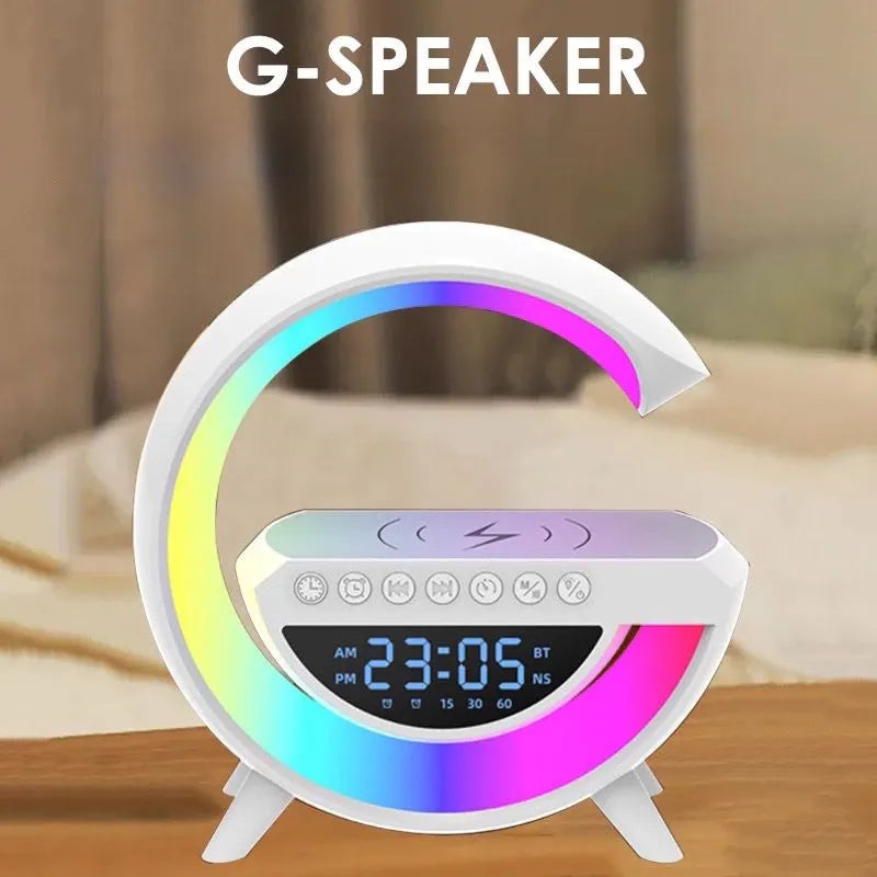 Luminária G-Speaker Bluetooth com Carregador sem Fio