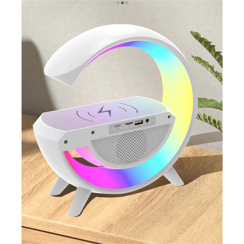 Luminária G-Speaker Bluetooth com Carregador sem Fio