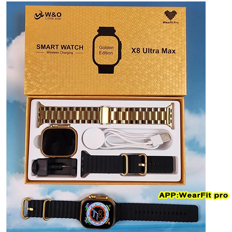 SmarthWatch X8 Ultra Max Original Gold