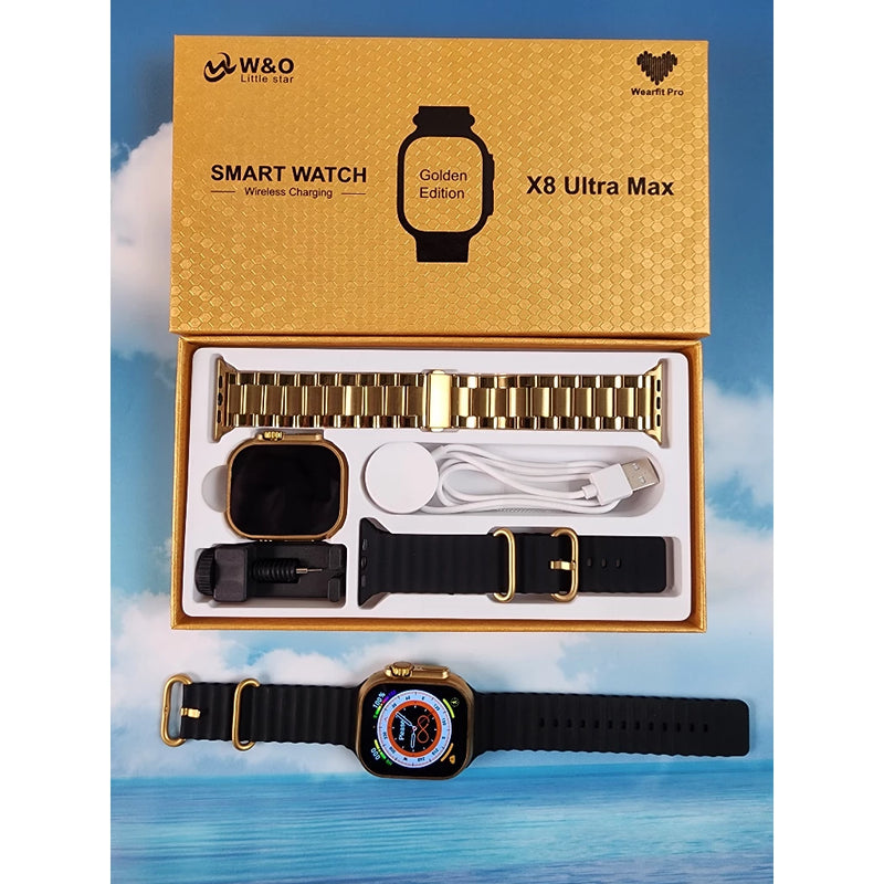 SmarthWatch X8 Ultra Max Original Gold