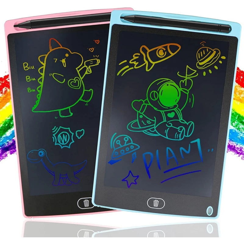 Lousa Mágica Tablet Infantil 12 Pol Digital Educativo Para Criança De Escrever E Desenhar Su